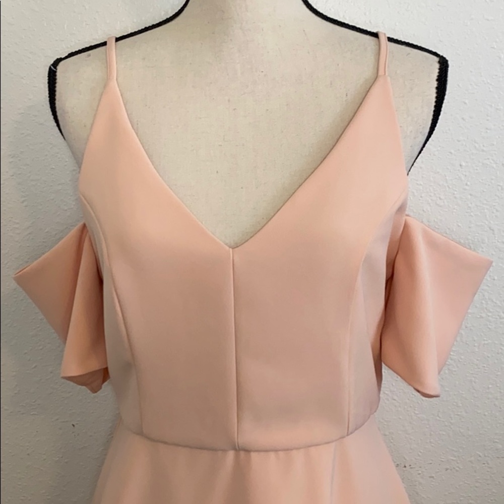 DO+BE Cold Shoulder Blush Dress - Picture 4 of 8
